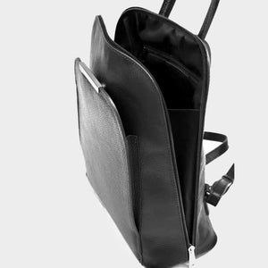 Slim Backpack With Front Partition