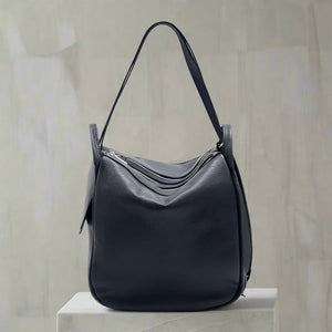 Convertible Organiser Leather Backpack / Hobo