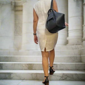Convertible Organiser Leather Backpack / Hobo