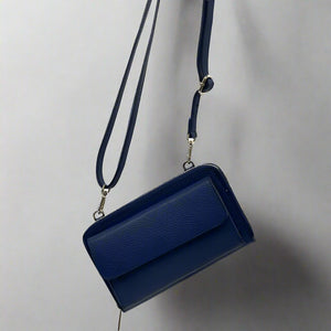 Leather Phone and Passport Holder Crossbody
