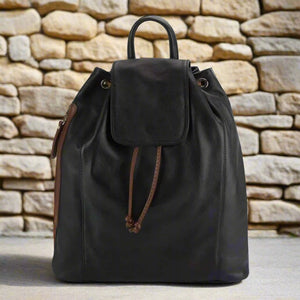 Large Soft Leather Backpack