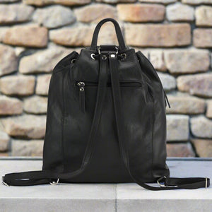 Large Soft Leather Backpack