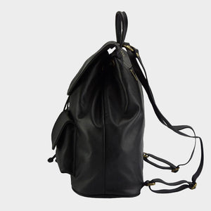 CLEARANCE One Left - Soft Leather Backpack With Pockets