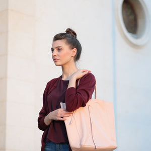 The Ena Leather Tote