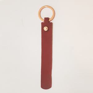 Personalised Handcrafted Leather Keyring