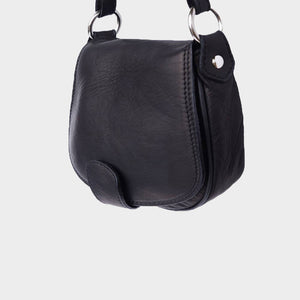 CLEARANCE One Left - Small Leather Saddle Bag